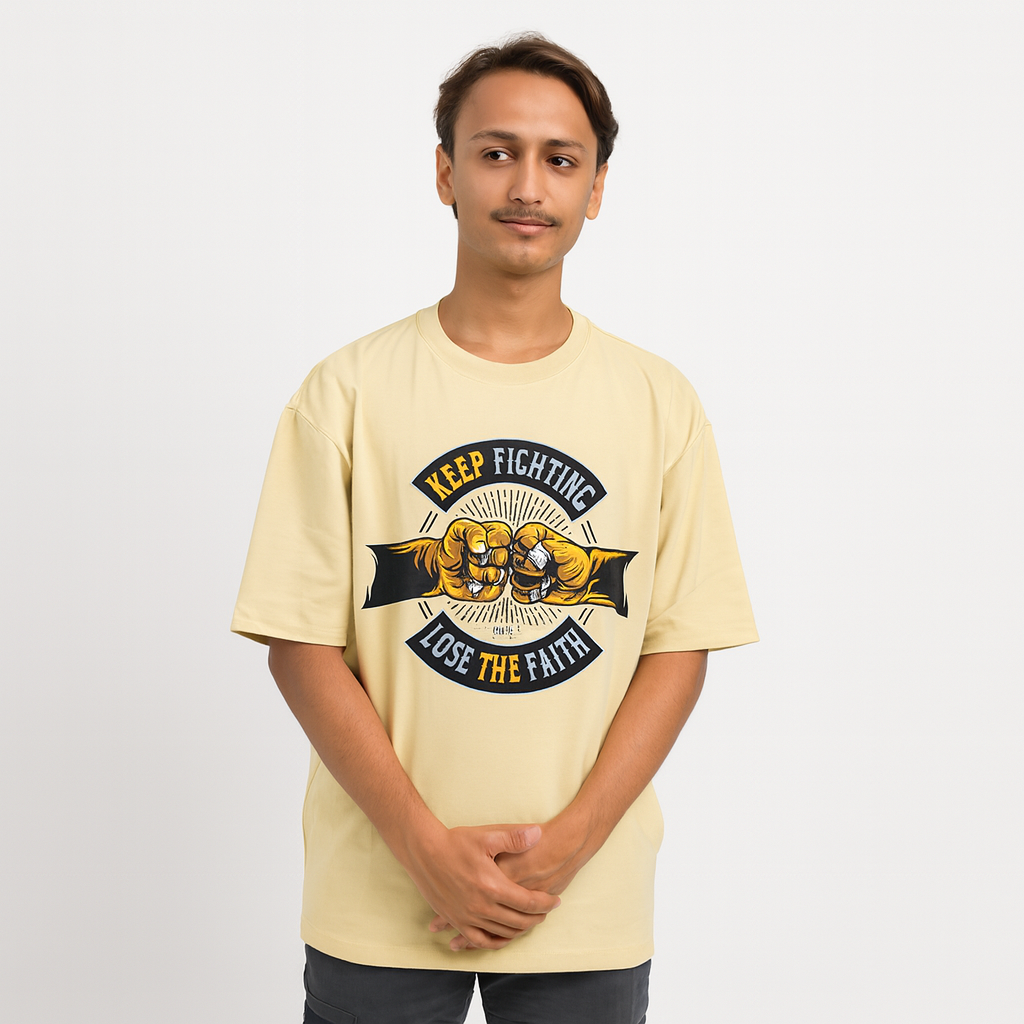 Keep Fighting Graphic T-Shirt