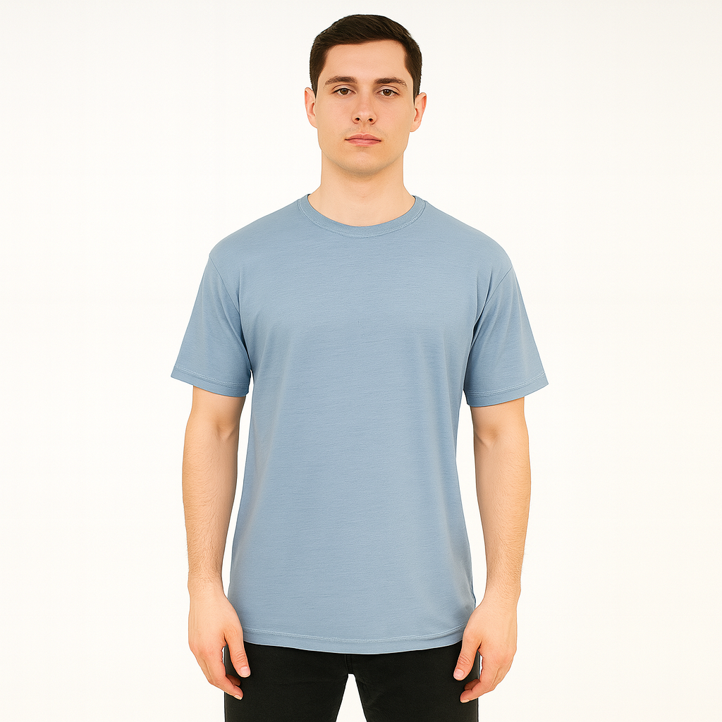 Anime Master Graphic T-shirt--Sky Blue