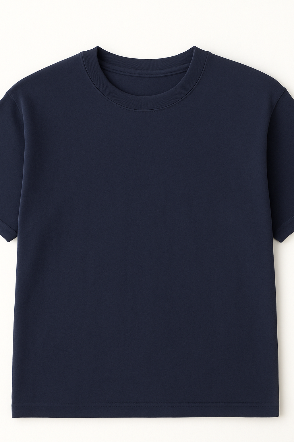 Anime Warrior Duo Graphic T-shirt--Navy Blue