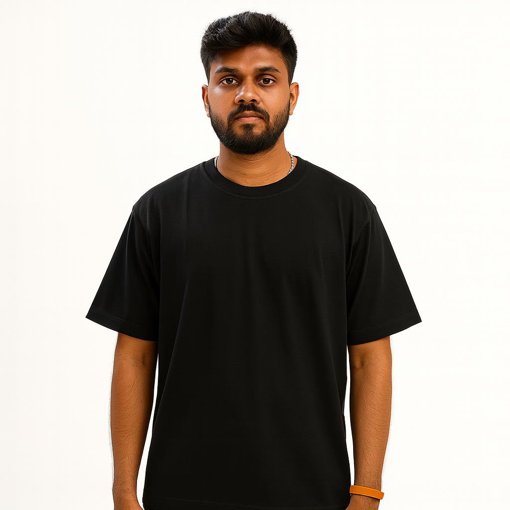 Dragon Aura Anime Graphic T-shirt--Black