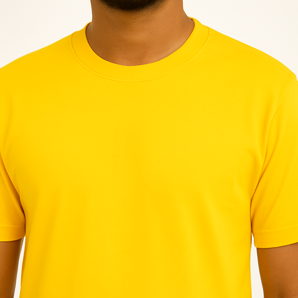 Anime Battle Graphic T-shirt--Yellow