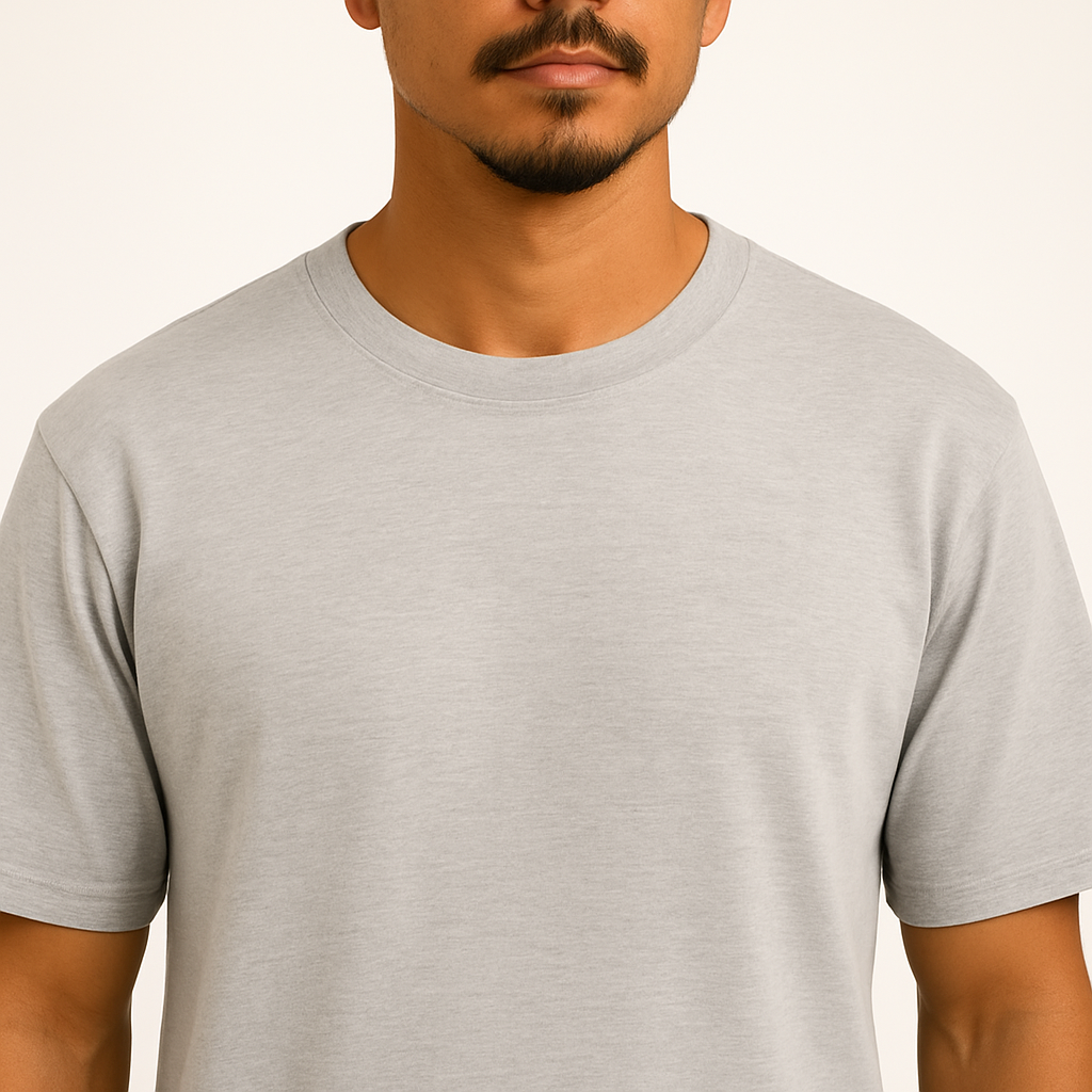 Anime Warrior Graphic T-shirt--Grey